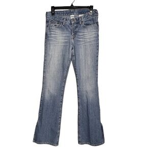 Lucky Brand Mid Rise Skylar Split Hem Bootleg Jeans